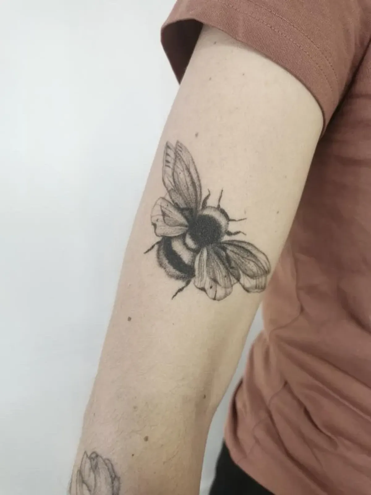 Réalisation par Laura, salon NEEDLES Ink Grenoble