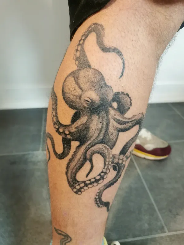 Réalisation par Laura, salon NEEDLES Ink Grenoble