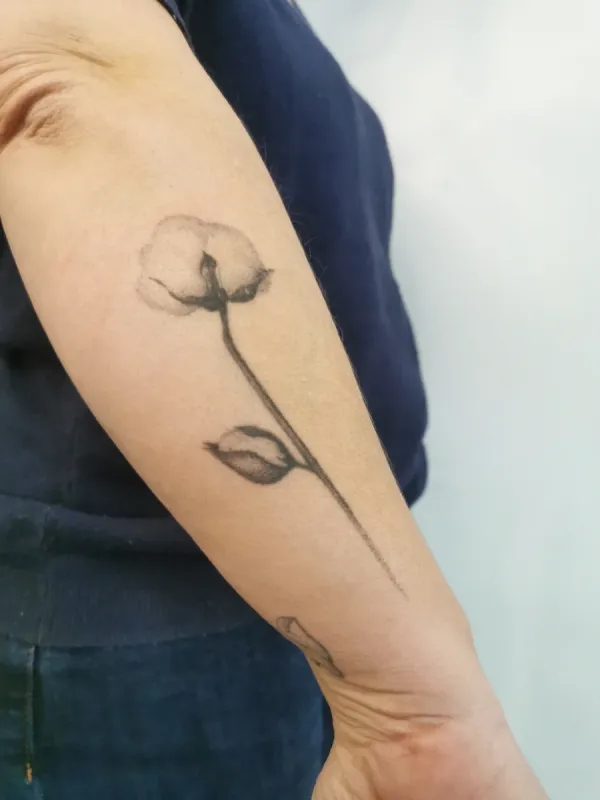 Réalisation par Laura, salon NEEDLES Ink Grenoble