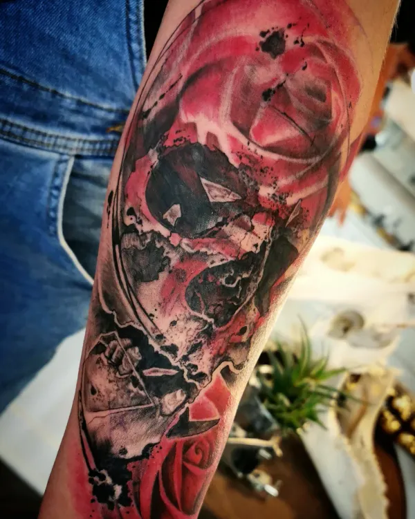 Réalisation par Tom, salon NEEDLES Ink Grenoble