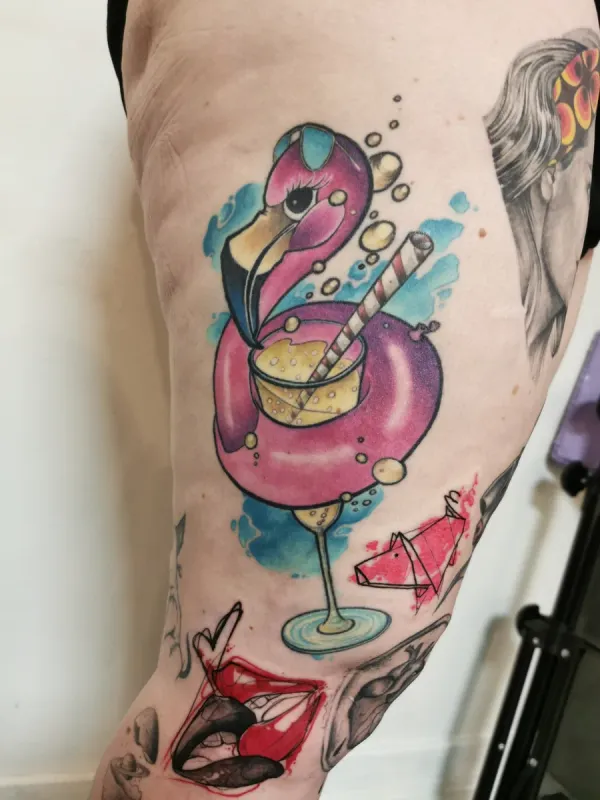 Réalisation par Tom, salon NEEDLES Ink Grenoble