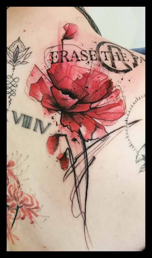 Réalisation par Tom, salon NEEDLES Ink Grenoble
